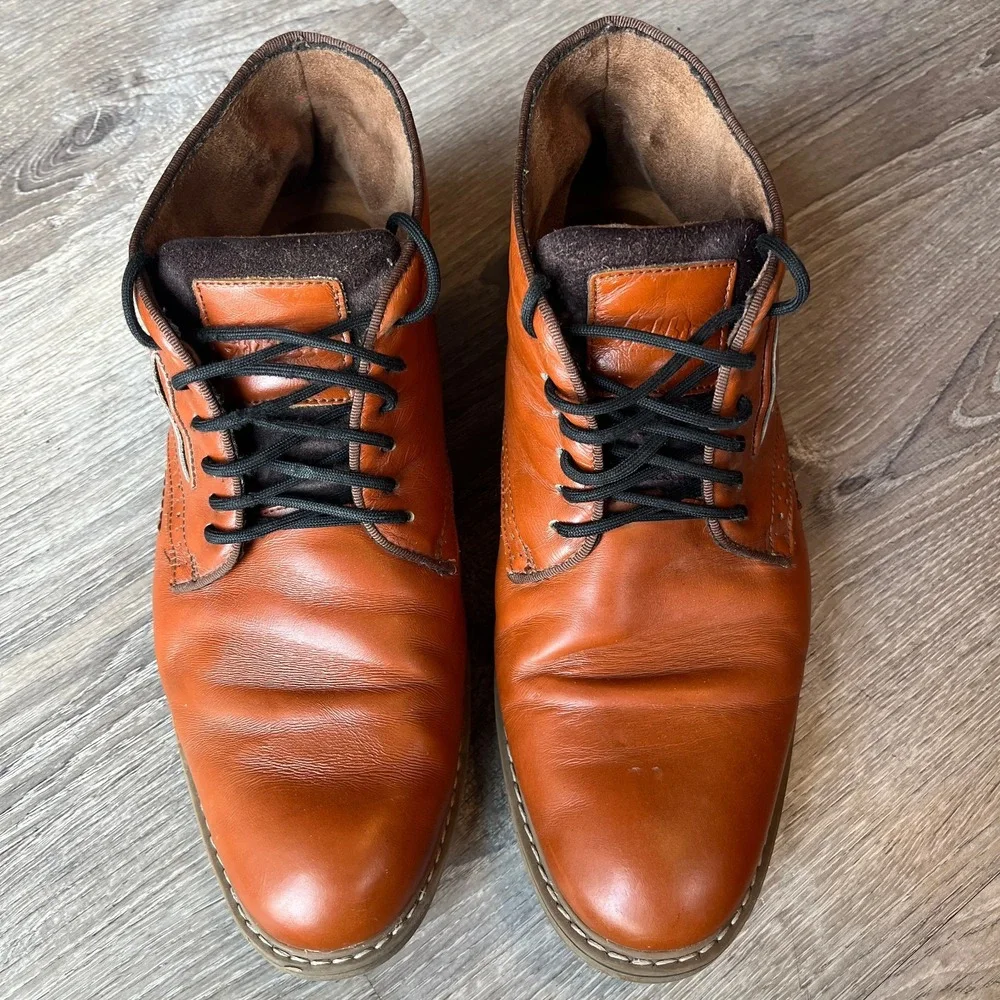 Arkbird Chukka Brown‎ Oxford Ankle Boots Premium Leather Mens 10.5